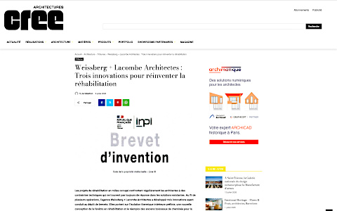 W+L Architectes Trois innovations pour réinventer la réhabilitation